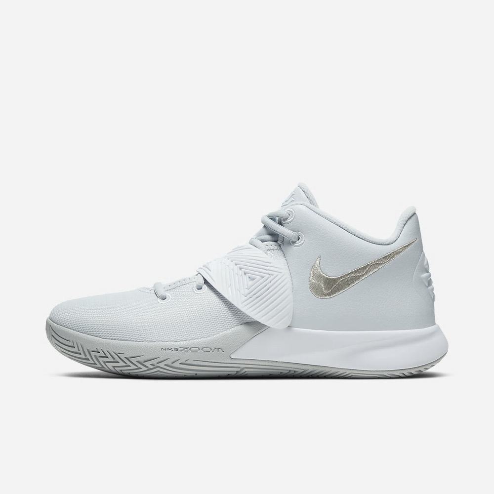 Chaussure De Basket Nike Kyrie Flytrap 3 Platine 2493-605 Pure Platinum/White/Metallic Silver Homme | BYK-43714391